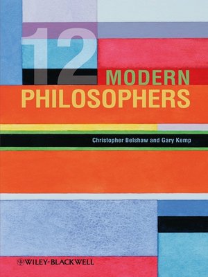 cover image of 12 Modern Philosophers